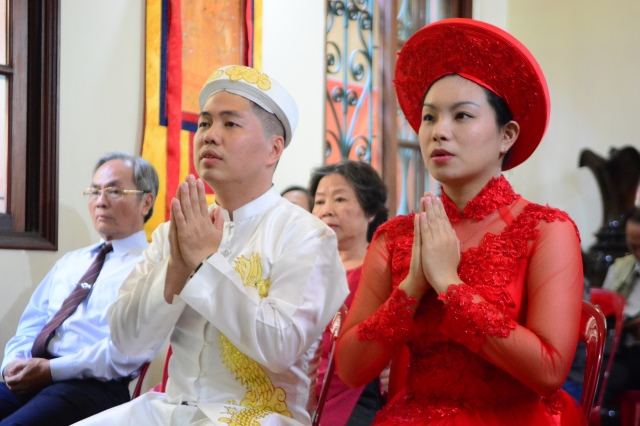 Chùa Giác Ngộ: Lễ hằng thuận của hai Phật tử Trí Tấn và Bích Nhu