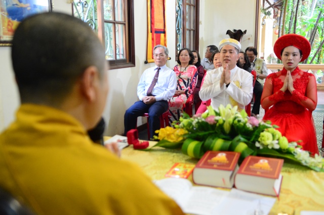 Chùa Giác Ngộ: Lễ hằng thuận của hai Phật tử Trí Tấn và Bích Nhu