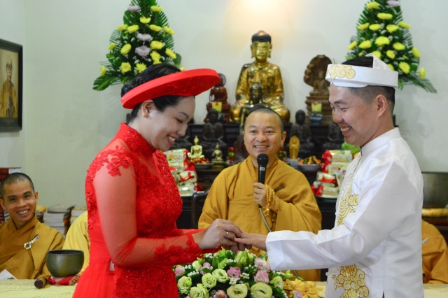 Chùa Giác Ngộ: Lễ hằng thuận của hai Phật tử Trí Tấn và Bích Nhu
