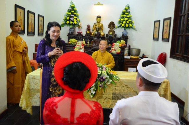 Chùa Giác Ngộ: Lễ hằng thuận của hai Phật tử Trí Tấn và Bích Nhu
