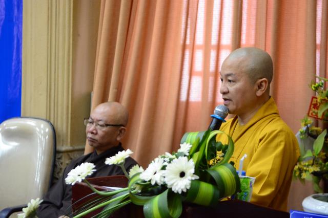 TT. Thích Nhật Từ báo cáo tổng kết hoạt động Phật sự của Viện trong năm 2014