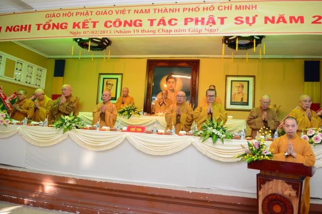 Phật giáo TP. HCM tổng kết Phật sự 2014