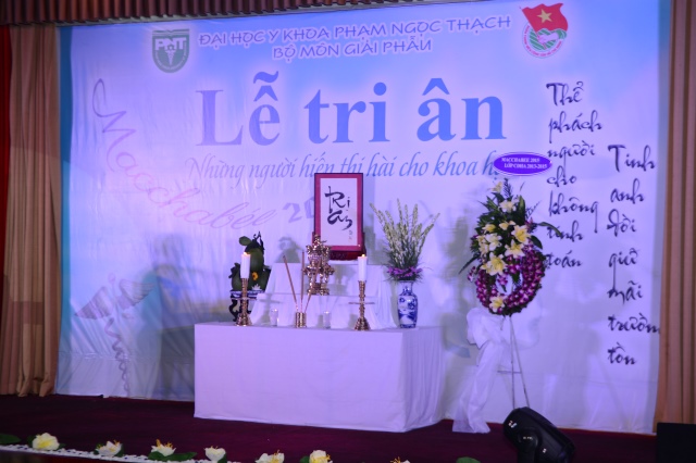Xúc động lễ tri ân những người đã hiến xác cho khoa học