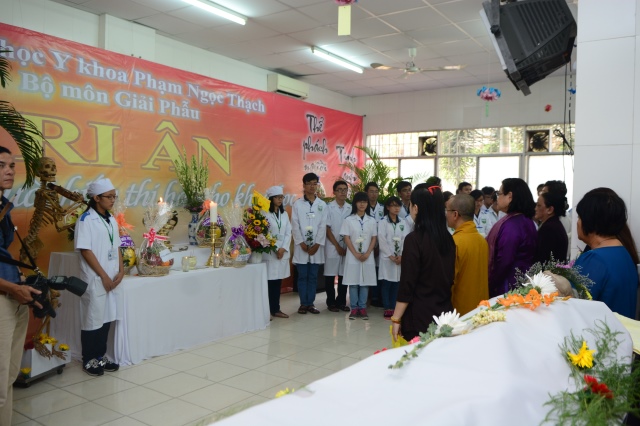 Xúc động lễ tri ân những người đã hiến xác cho khoa học