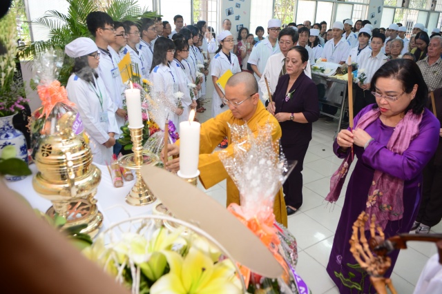 Xúc động lễ tri ân những người đã hiến xác cho khoa học