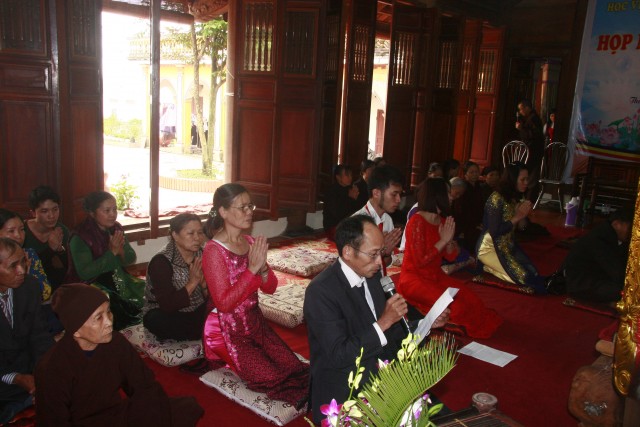 Thái Bình: Lễ hằng thuận tại chùa Hoằng Văn
