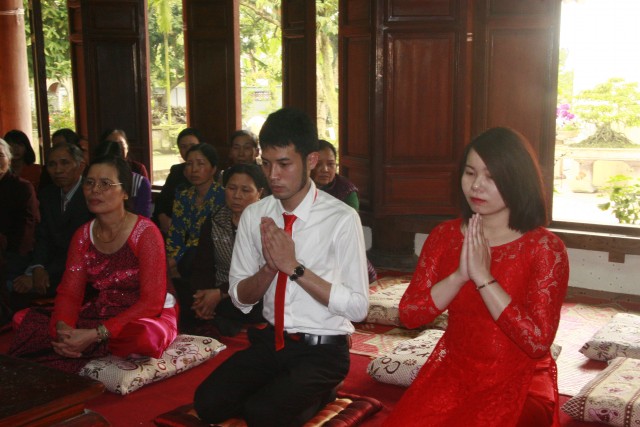 Thái Bình: Lễ hằng thuận tại chùa Hoằng Văn