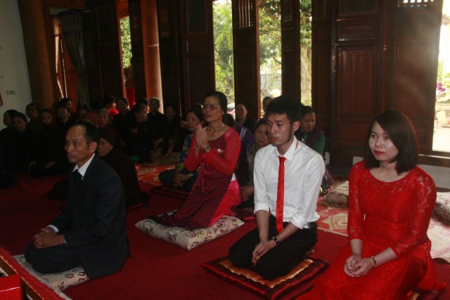 Thái Bình: Lễ hằng thuận tại chùa Hoằng Văn