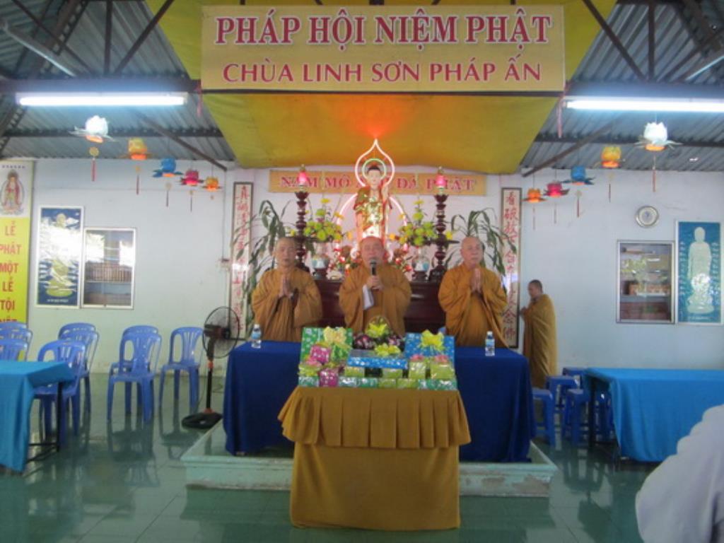 Khóa tu niệm Phật lần thứ 13 tại chùa Linh Sơn Pháp Ấn