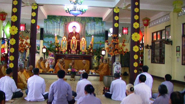 Khánh Hòa: Tịnh xá Ngọc Pháp lễ Vía Đức Phật A Di Đà