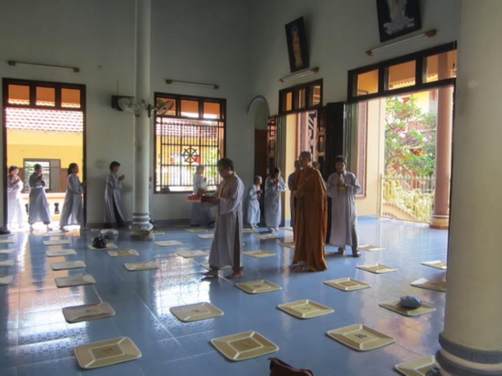 Khóa tu Bát quan trai đầu năm tại chùa Đức Hòa