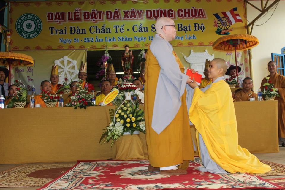 ĐăkLăk: Chùa Phổ Đà Đặt Đá Đại Trùng Tu Ngôi Phạm Vũ