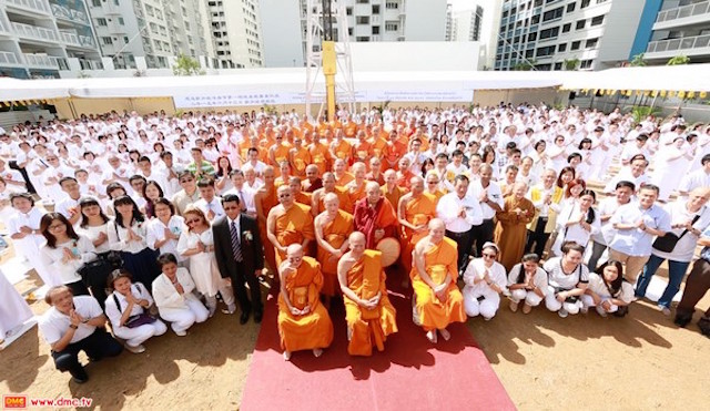 Singapore Lễ Đặt đá xây dựng Tu viện Wat Phra Dhammakaya (Pháp Thân Tự)