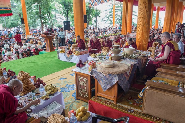 Ấn Độ: Chùm ảnh Hiệp hội Dhomey, Pháp tổ Sinh nhật đức Đạt Lai Lạt Ma tại Tu viện Main