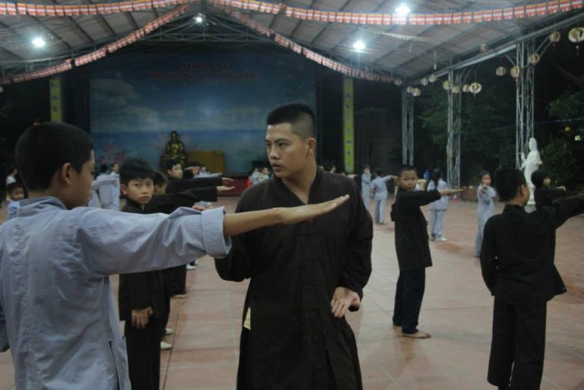 Thái Bình: Nhà chùa mở lớp học Phật pháp và lớp học võ cho các em nhỏ