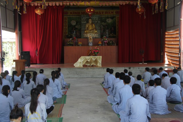 Thái Bình:  Khóa tu “Hơi thở bình an” tại chùa Phúc Minh