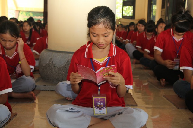 Thái Bình: Chùa Tây Khánh tổ chức khóa tu mùa hè lần thứ nhất - năm 2015