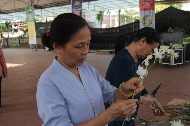 Thái Bình: Công tác chuẩn bị Phật đản tại chùa Từ Xuyên