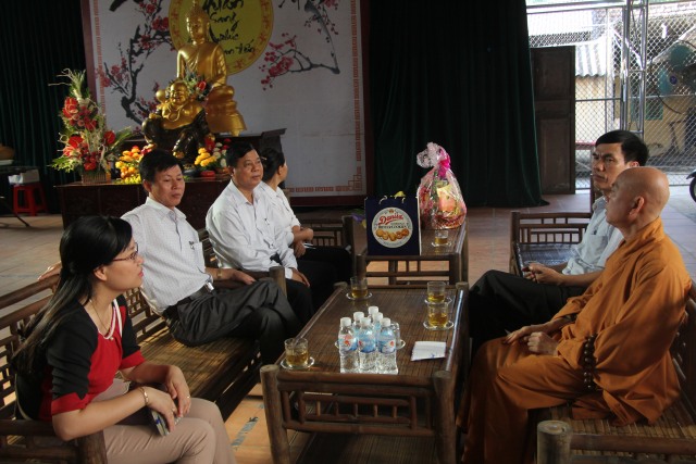 Thái Bình: Công tác chuẩn bị Phật đản tại chùa Từ Xuyên