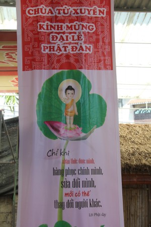 Thái Bình: Công tác chuẩn bị Phật đản tại chùa Từ Xuyên