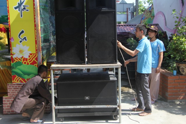 Thái Bình: Công tác chuẩn bị Phật đản tại chùa Từ Xuyên
