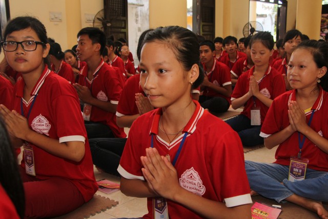 Thái Bình: Chùa Tây Khánh tổ chức khóa tu mùa hè lần thứ nhất - năm 2015
