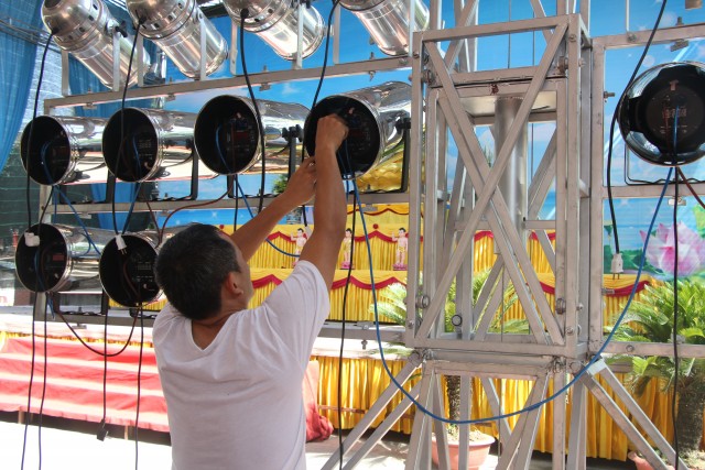 Thái Bình: Công tác chuẩn bị Phật đản tại chùa Từ Xuyên