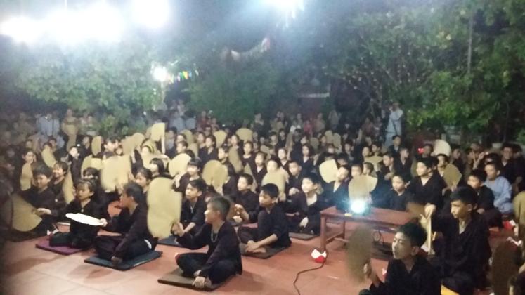 Hải Dương: Chùa Linh Sơn Vạn Phúc tổ chức khóa tu đợt 1 cho các thiếu niên nhi đồng