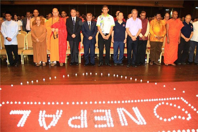 Malaysia: Chùm ảnh Liên Tôn giáo tổ chức Cầu Phúc Cát tường đến với Nepal