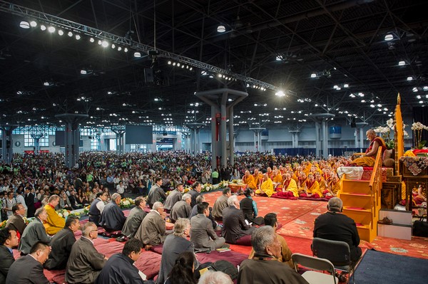 Hoa Kỳ: Chùm ảnh Đức Đạt Lai Lạt Ma chia sẻ Pháp thoại tại New York