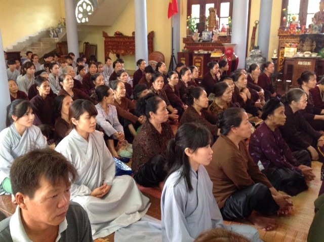 Vĩnh Phúc: Khóa tu một ngày an lạc lần ba tại chùa Tích Sơn