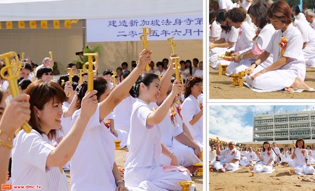 Singapore Lễ Đặt đá xây dựng Tu viện Wat Phra Dhammakaya (Pháp Thân Tự)