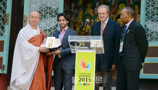 Kora: Hưởng ứng kiện Gwangju Universiade 2015 Chùa Jeungsimsa tổ chức tuần lễ Văn hóa ẩm thực chay