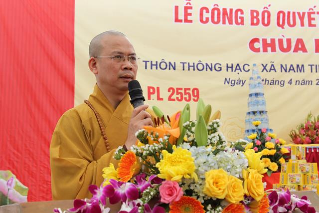 Thái Nguyên: Lễ Công Bố QĐ Bổ Nhiệm Trụ Trì Chùa Linh Thông