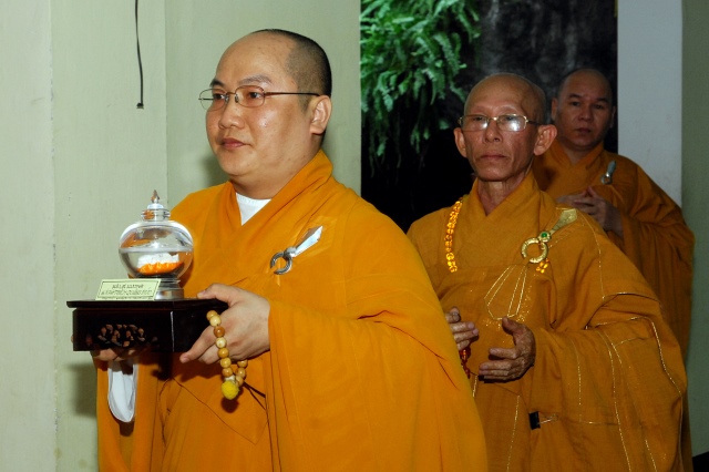 TP.HCM: Khai mạc triển lãm - hội chợ Phật giáo và cung nghinh xá lợi xương Bồ tát Thích Quảng Đức