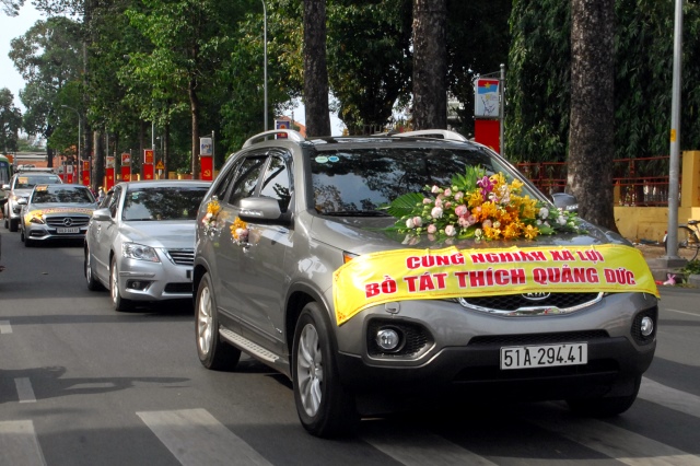 TP.HCM: Khai mạc triển lãm - hội chợ Phật giáo và cung nghinh xá lợi xương Bồ tát Thích Quảng Đức