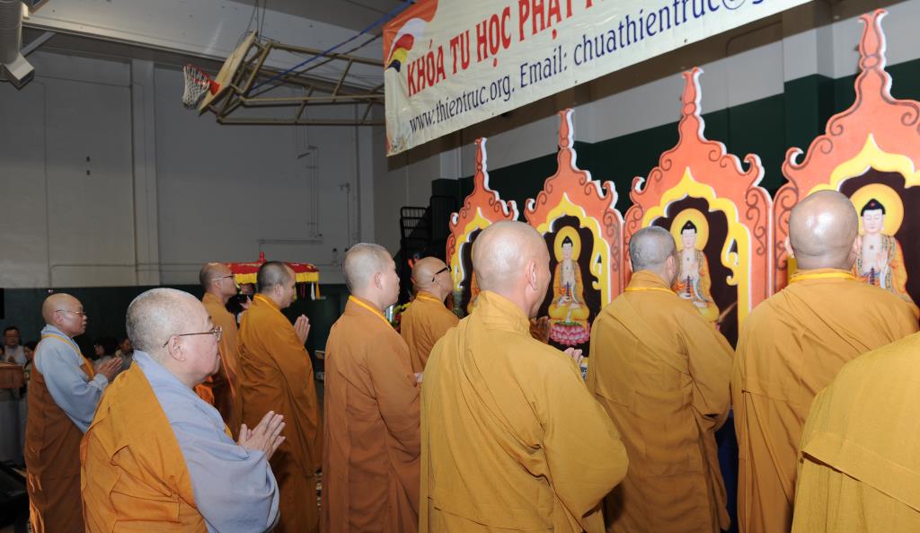 Chùa Thiên Trúc, San Jose, Hoa Kỳ Khai Mạc Khóa Tu Phật Pháp Mùa Hè Năm 2015
