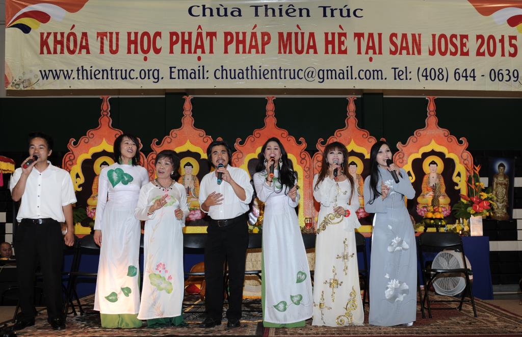 Chùa Thiên Trúc, San Joe (Hoa Kỳ) Tổ Chức Lễ Bế Mạc Khóa Tu Phật Pháp Mùa Hè Năm 2015