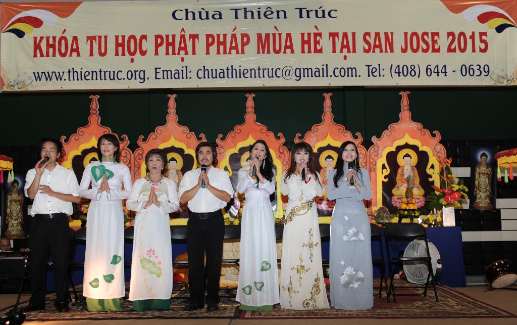 Chùa Thiên Trúc, San Joe (Hoa Kỳ) Tổ Chức Lễ Bế Mạc Khóa Tu Phật Pháp Mùa Hè Năm 2015