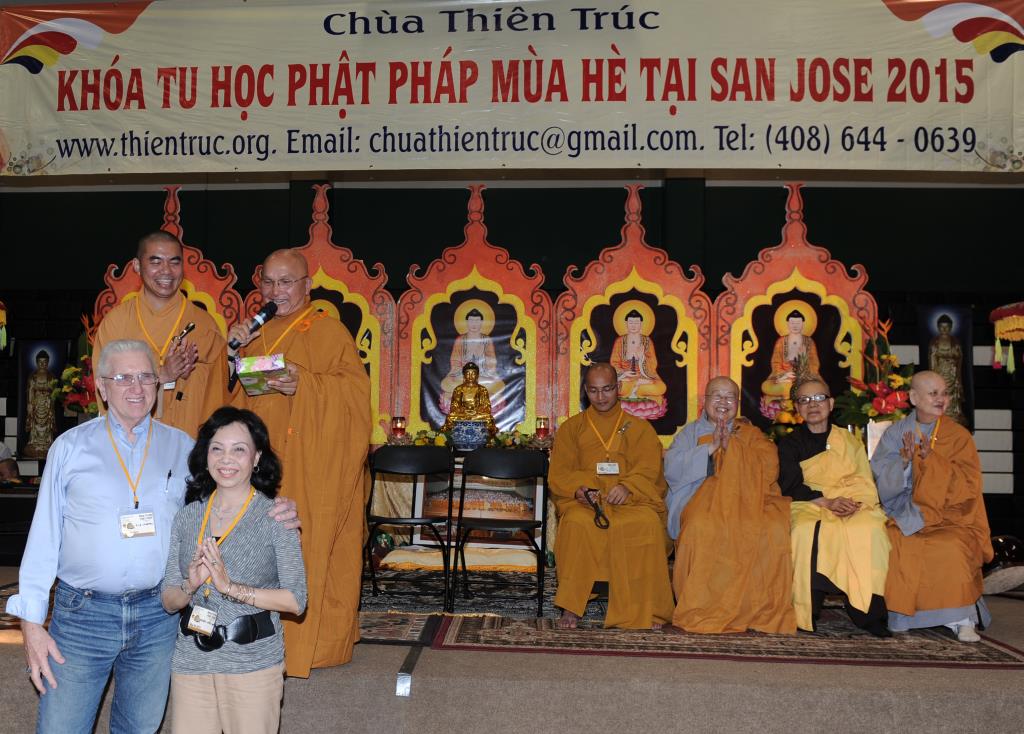 Chùa Thiên Trúc, San Joe (Hoa Kỳ) Tổ Chức Lễ Bế Mạc Khóa Tu Phật Pháp Mùa Hè Năm 2015