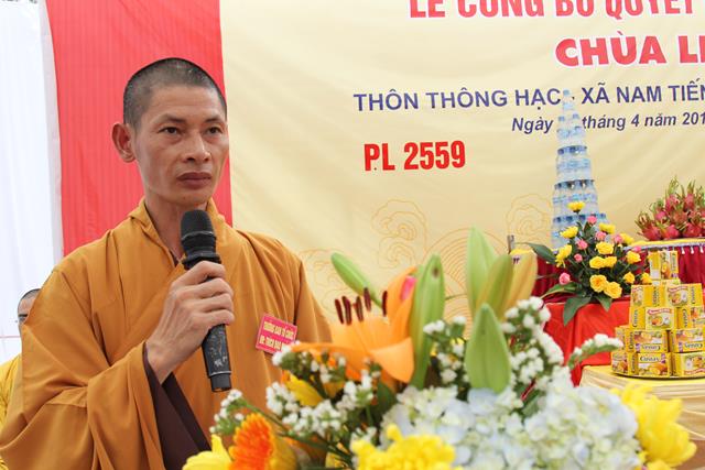 Thái Nguyên: Lễ Công Bố QĐ Bổ Nhiệm Trụ Trì Chùa Linh Thông
