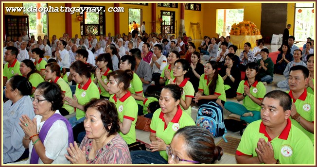 Đồng Nai: lễ Dâng Y tắm mưa tại Thiền Viện Phước Sơn