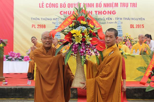 Thái Nguyên: Lễ Công Bố QĐ Bổ Nhiệm Trụ Trì Chùa Linh Thông