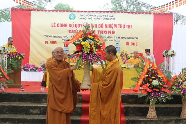 Thái Nguyên: Lễ Công Bố QĐ Bổ Nhiệm Trụ Trì Chùa Linh Thông