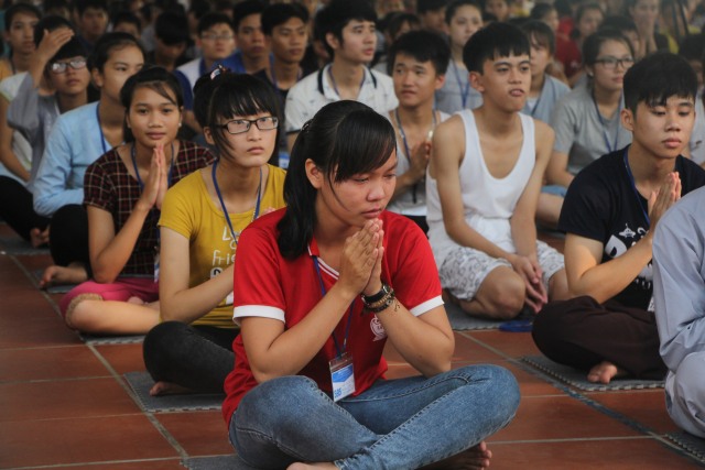 Thái Bình: Chùm ảnh buổi lễ kết khóa đầy xúc động tại chùa Từ Xuyên