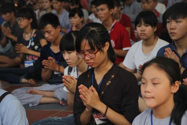 Thái Bình: Chùm ảnh buổi lễ kết khóa đầy xúc động tại chùa Từ Xuyên