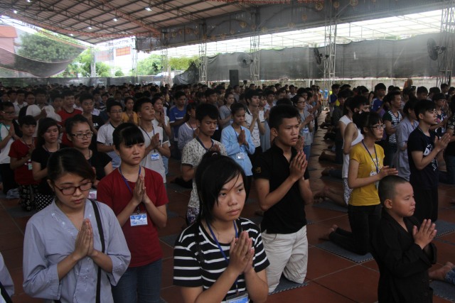 Thái Bình: Chùm ảnh buổi lễ kết khóa đầy xúc động tại chùa Từ Xuyên