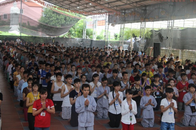 Thái Bình: Chùm ảnh buổi lễ kết khóa đầy xúc động tại chùa Từ Xuyên