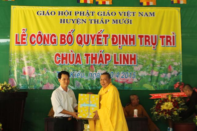 Đồng Tháp: Bổ Nhiệm Trụ Trì Chùa Tháp Linh