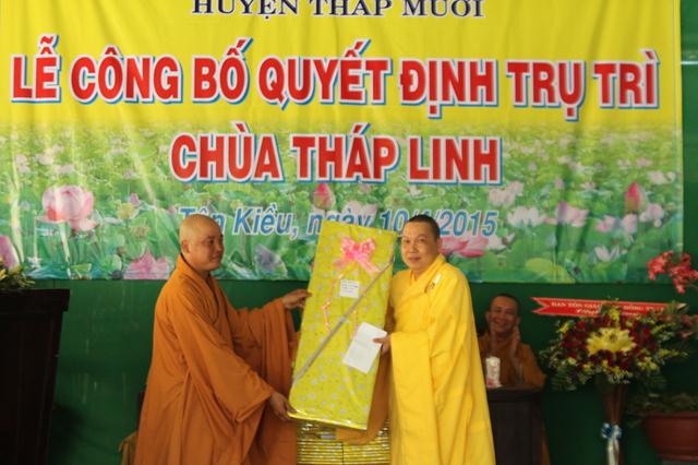 Đồng Tháp: Bổ Nhiệm Trụ Trì Chùa Tháp Linh